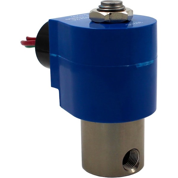 Solenoid Valve, 2-Way, Normally Closed, 120V/60V, 110V/50V, Direct Acting, EPR